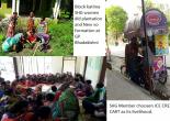 Block katima SHG women did plantation and New VO formation at GP Bhudakishni
